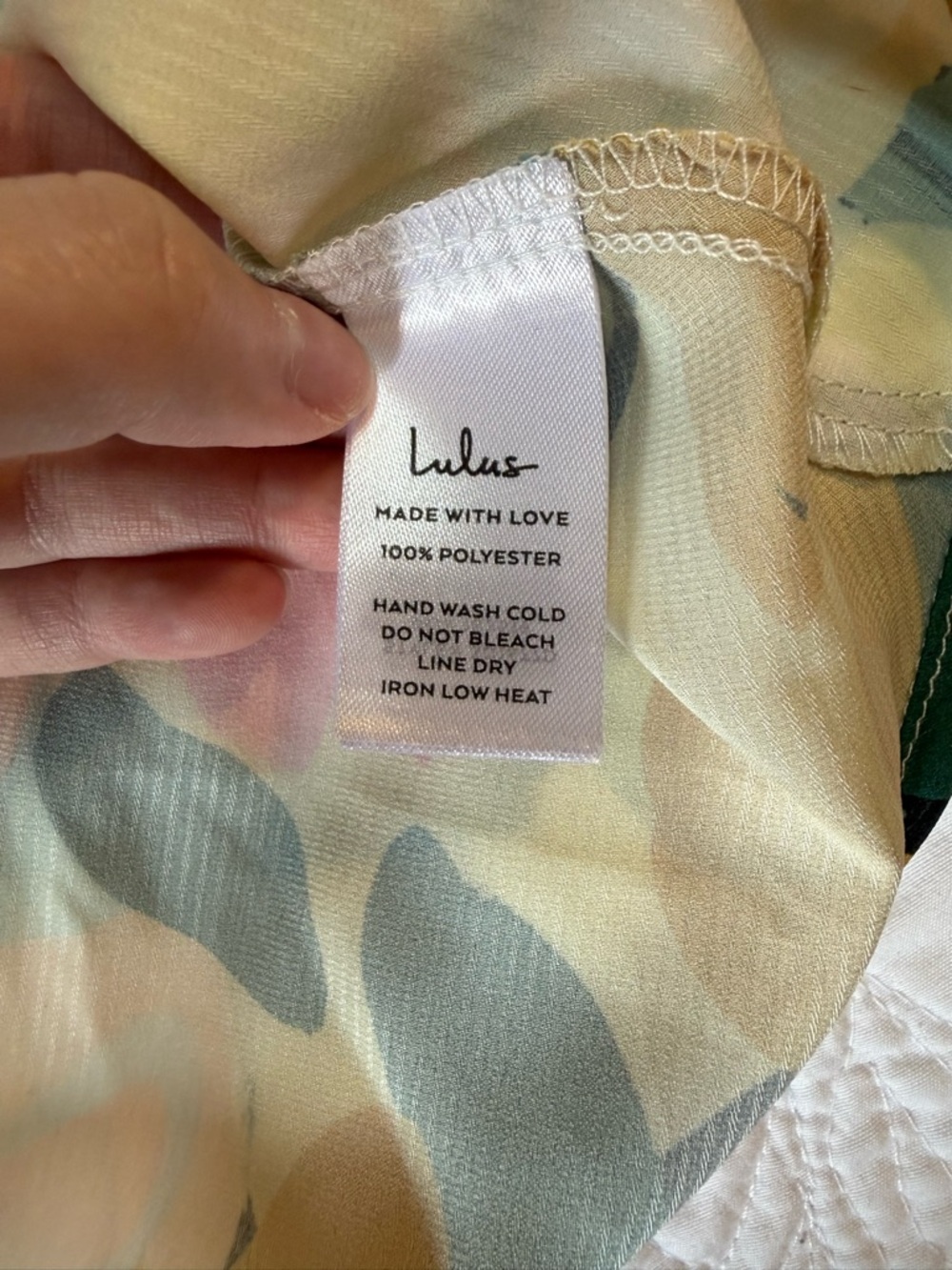NWT Lulus Elevated Effect Green Multi Floral Satin Halter Slip Mini Dress - Picture 8 of 8